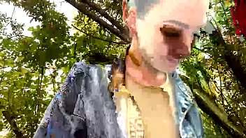 Alfresco Camgirl Fucks Hardcore Part 3