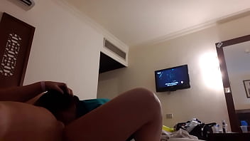 Hotel Room Threesome: My Girlfriend And I Double-team A Lesbian Illusionist
