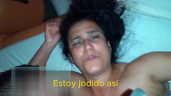 Cuckold At Work While Two Colleagues Pound His Wife – Spanish Subtitles
