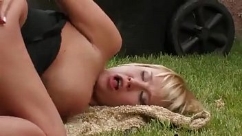 Sweaty Short-haired Milf Takes It Rough In The Wild