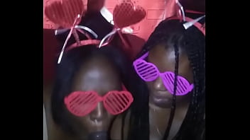 Valentine’s Double Blowjob Delight