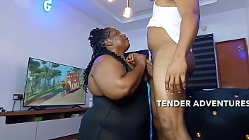 Glazed Face, Messy Deep Throat, And Thick Ebony Babe Bent Over