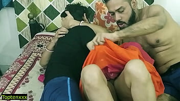 Malkin Aunty’s Raw Hindi Threesome: Two Young Studs Give Her The Fucking Of Her Life