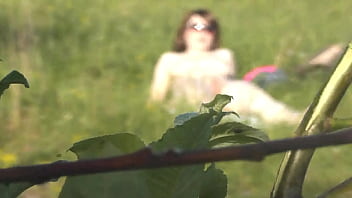 Solo Milf With Big Natural Tits And Perfect Ass Gets Her Wet Pussy Fingered And Handjobbed While Naked On A Wild Nudist Beach