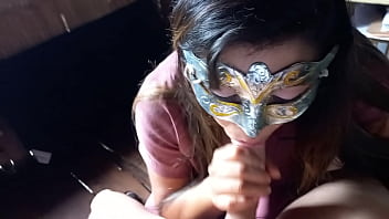 A Week After Graduating Nursing School, I Show My Gratitude To The Stepdad Who Funded My Studies By Giving His Big Cock A Delicious Blowjob While My Stepmom Is At Work, Ending With His Hot Cum Shooting Out.