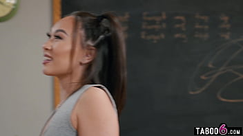 Detention Turns Into A Steamy Session After Teacher Catches Naughty Student Kimmy Kimm