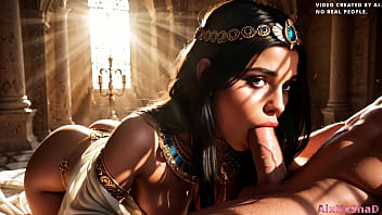 Nefertiti’s Royal Visage Drenched In My Seed