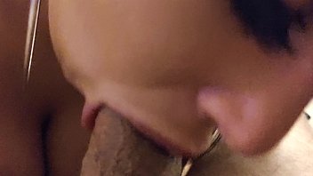 Neyla Kimy The Beurette Back From Vacation Sucks A Massive Cock