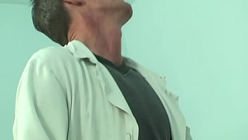 Aging Physician Shaves And Fucks The Tight Young Cunt Of A Scorching Hot Brunette With Petite Natural Tits
