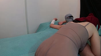 Arab Muslim Beauty In Hijab Rides Cock With Sensual Passion