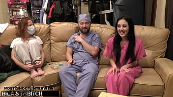 Nurse Blaire Celeste’s Dripping Cunt Stuffed Full Of Hot Cum