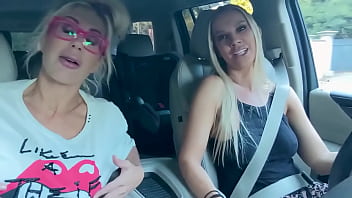 Big Tit Blonde Lesbian Strapon Fucking!
