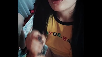 Hot Sticky Milk Splattered All Over My Face – Blowjob Cumshot Facial