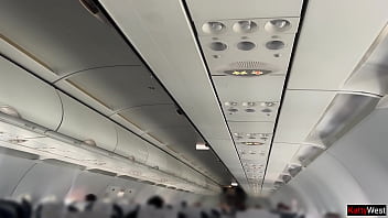 In-flight Cock Flash – She Made Me Blast Off In Under Two Minutes