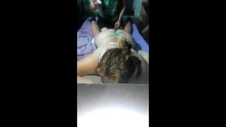 A Sensual Massage For A Woman In A Green Thong