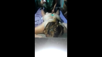 A Sensual Massage For A Woman In A Green Thong