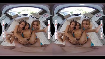 Summer Lust: Step-daughter And Her Friend Get Filthy With Their Step-dad