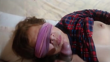 Drenching My Stepmom’s Face And Mouth With Four Hot Loads Of Cum