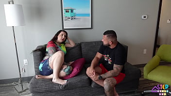 Naughty Stepsister Neveah Rose Gets Down And Dirty With Her Brother