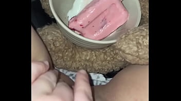 Saucy Arabian Teen In La: Food-fueled Pussy Play & Kinky Asmr Masturbation Fetishes