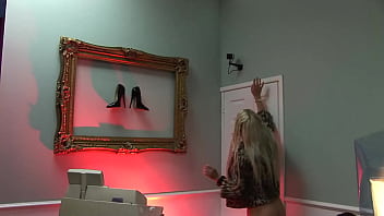 Blonde Bombshells With Massive Melons Get Pounded In A Filthy Threesome At The Shoe Store