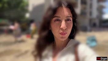 Begging For A Public Facial: A Cumwalk Blowjob On The Streets