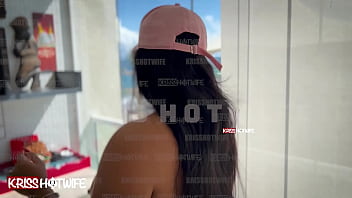 Exposing Myself As A True Married Slut On The Apartment Balcony In My Hotwife’s Filthy Bikini