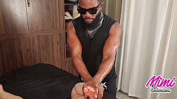 A Sensual Rubdown From A Dark-skinned Masseur