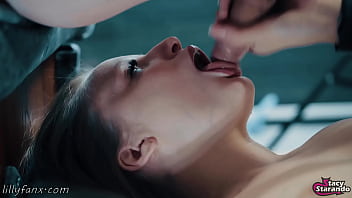 This Greedy Mouth Is Begging For Your Hot Load – Sloppy Deepthroat Close-up With Drool Dripping Everywhere