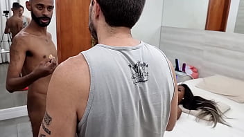 Behind The Scenes: Petite Slut Bibizinha Takes It Up The Ass And Gets Drenched In Cum