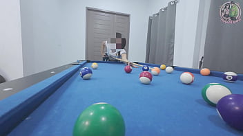 Thai Girl Climbs Pool Table And Gets Pounded Hard! Thai Moans