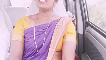 Desi Maid Gets Nasty In The Car With Dirty Telugu Whispers