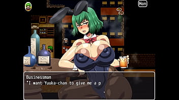 Bunny-slut Yokai Yuka Gets Her Face Drenched In A Thick, Hot Cum Fountain