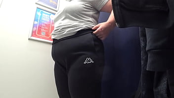 Peeping On A Pawg Milf’s Satin-clad Curves In The Dressing Room