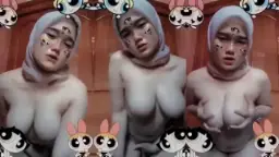Remasan Penuh Payudara Rayuan Hijab Yang Menggoda
