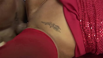 Renee Richards Takes A Huge Load On Her Tits While Stacey Saran Looks On