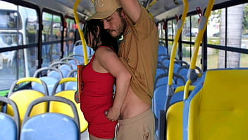 Student Gets Bent Over And Fucked On A Crowded Bus In Public!