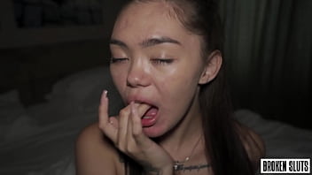 Rough Creampie For A Tight Asian Pussy