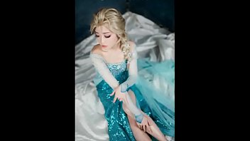 Elsa’s Asian Teen Snow Princess Gets Wet And Wild