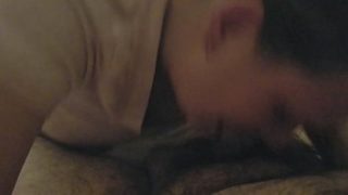 Amateur Slut’s Gagging Throat-fuck And Cum-guzzling Blowjob