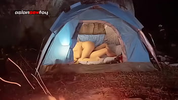 Tent Temptations: Asian Lovers Steal Secret Sizzling Sessions While Campmates Slumber