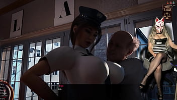 Caged Cuckold: Watch The Guard Rail His Wife
