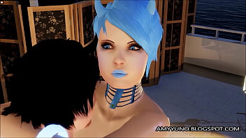 Steamy Virtual Fuck: Emo Lovers Go Wild In 3d Sex Game