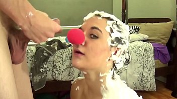 Slutty Wam Babe Gets Face-fucked And Cum-drenched