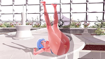 Curvy 3d Hentai Babe With A Juicy Booty And Massive Melons