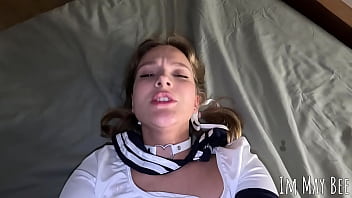 My Naughty Stepsister In Her Schoolgirl Skirt, Desperate For My Hard Cock / Pov
