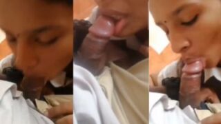Gadis Desi Menggoda Pacarnya Dengan Blowjob Panas Di Rumahnya