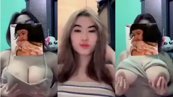 Gea Tiktok Menggoda Pakai Tanktop Tipis, Bikin Toge Meleleh