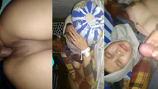 Mengecrot Wajah Pacar Berjilbab Yang Malu-malu Saat Digituin