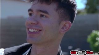 Triple Christmas Treats For My Hung Stepbrother And A Mind-blowing Double Blowjob